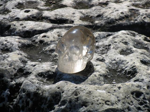 Our group worked with a crystal skull which belonged to one of the local Mayan elders.